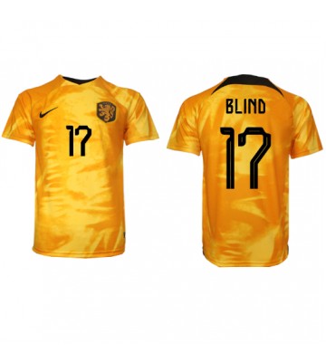 Holandia Daley Blind #17 Koszulka Podstawowych MŚ 2022 Krótki Rękaw